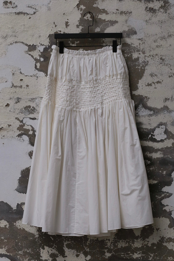 UNISECON 25 Spring/Summer Woven Profile Collar Top/Skirt USC-U11W71-BAI Skirt U11W35W